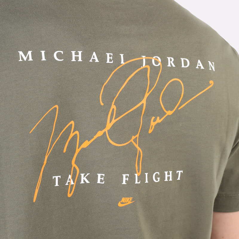 мужская зеленая футболка Jordan Essential Air Crew Tee DH8968-222 - цена, описание, фото 5